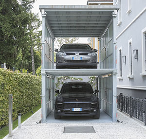estacionamento com vários andares