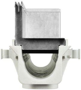 grelha para calha de piso em aço galvanizado 1