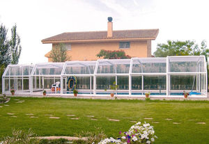 cobertura de piscina alta