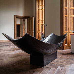 banheira freestanding / oval / em fibra de carbono