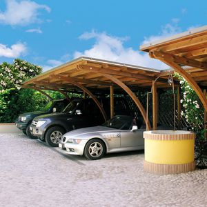 cobertura para estacionamento de carros em madeira 1