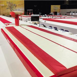 colchão de aterrissagem para ginástica