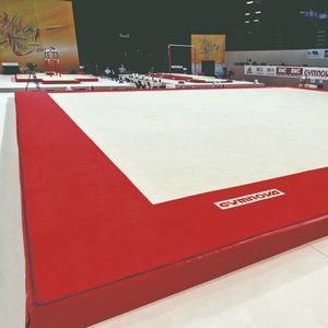 tablado para ginástica