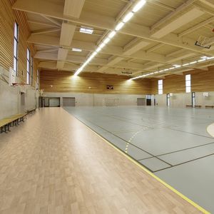 piso esportivo para ambiente interno
