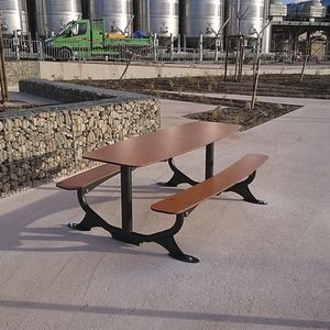 mesa de piquenique contemporânea
