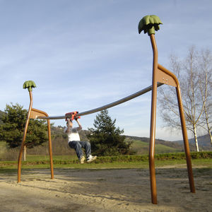 tirolesa para parque infantil
