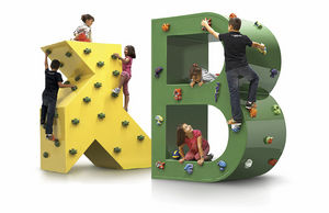 parede de escalada fixa