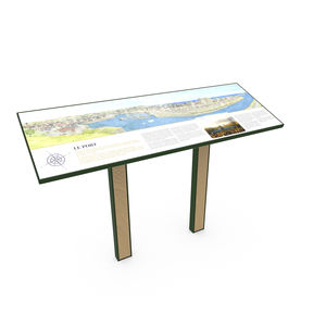 mesa de orientação em madeira 1