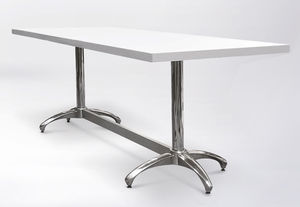 base de mesa em aço inoxidável