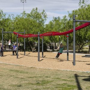 tirolesa para parque infantil