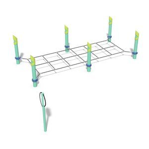 circuito de obstáculos para parque infantil