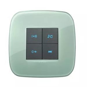 teclado de controle para equipamento multimídia