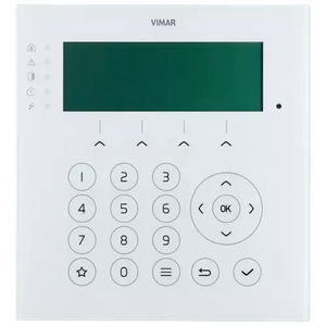 teclado de controle para sistema de alarme