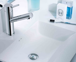 tampo de banheiro em Corian®