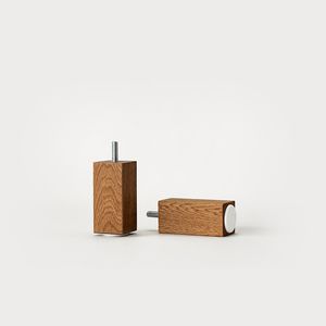 pé para cama em alumínio / em madeira