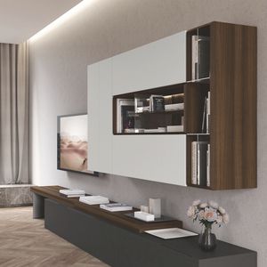 móvel de parede de sala contemporâneo