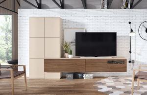 móvel de parede de sala contemporâneo 1