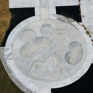 bowl para skatepark em concreto