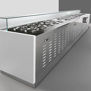 vitrina refrigerada de ilha