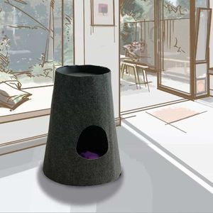 toca para gato em feltro