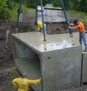 bueiro em concreto pré-fabricado