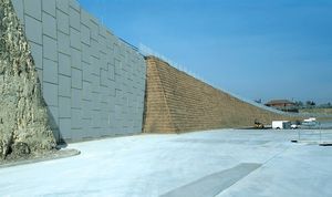 muro de contenção em concreto