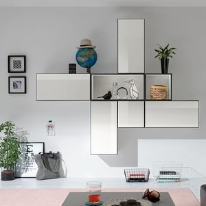 móvel de parede de sala contemporâneo
