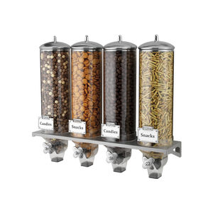 dispenser de alimentos secos de parede