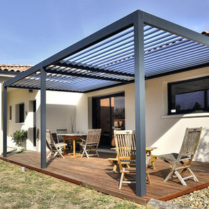 pérgola apoiada em parede