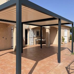 pérgola em alumínio extrudado 1