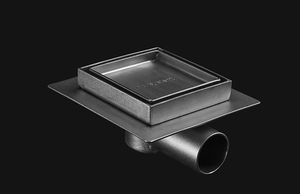 caixa sifonada em aço inoxidável