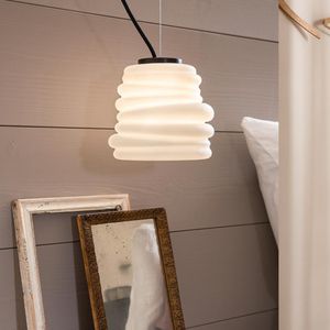 pendente / contemporânea / em vidro / de LED