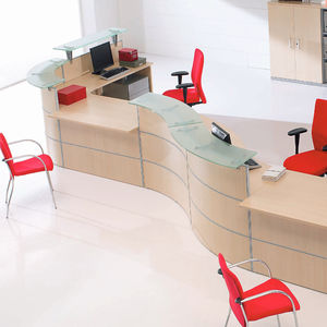 balcão de recepção modular