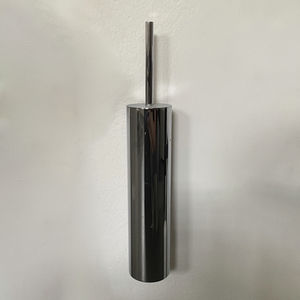 porta-escova de banheiro em inox escovado 1