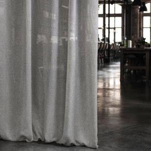 cortina de voile de cor lisa