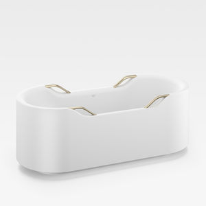 banheira free-standing / oval / em resina / termal