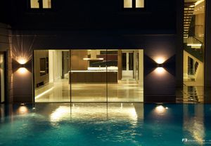 piscina com transbordo