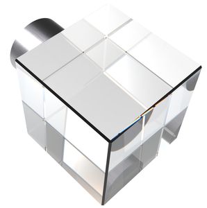 puxador de porta tipo botão contemporâneo