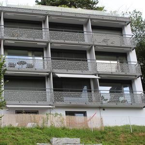 guarda-corpo em fibra de madeira