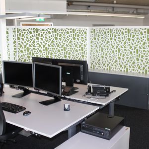 painel acústico de mesa