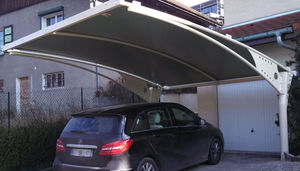 estrutura tensionada com estrutura metálica