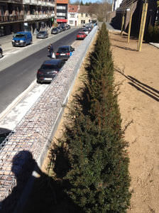 muro de contenção em concreto