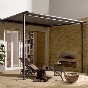 pérgola apoiada em parede