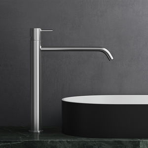 misturador monocomando para lavatório / em inox / 1 orifício