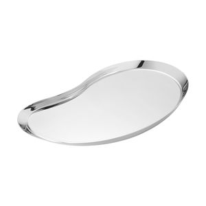 bandeja de servir em aço inoxidável