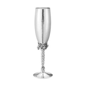 taça de champanhe em prata