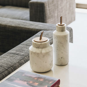 castiçal em mármore Carrara 1