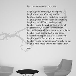 adesivo decorativo com texto