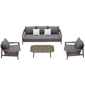 conjunto de jardim contemporâneo