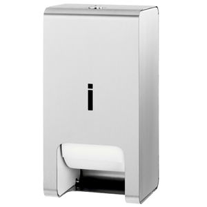 porta-papel higiênico de parede / em aço inoxidável